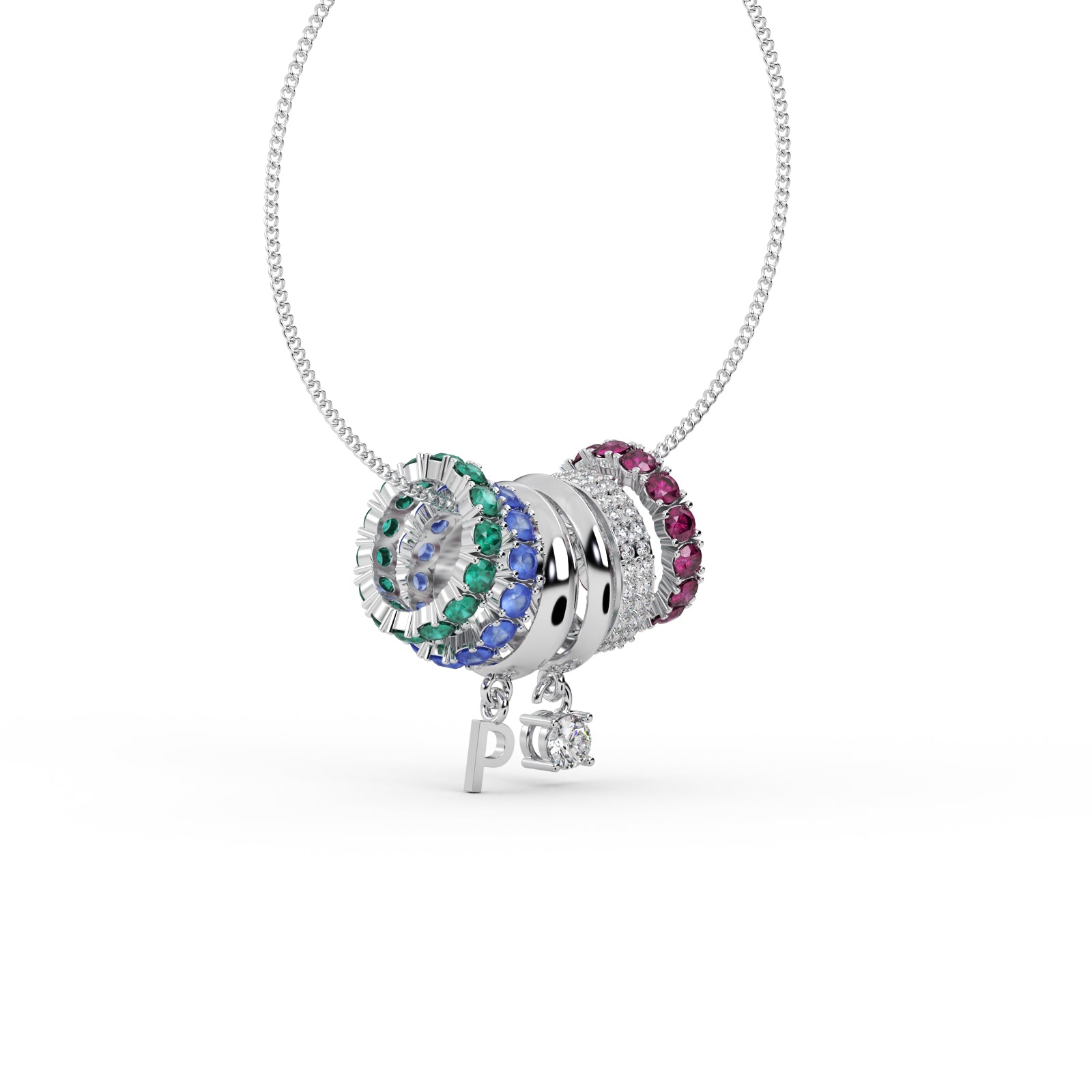 Diamond Designer Pendant WSE190 - View 9