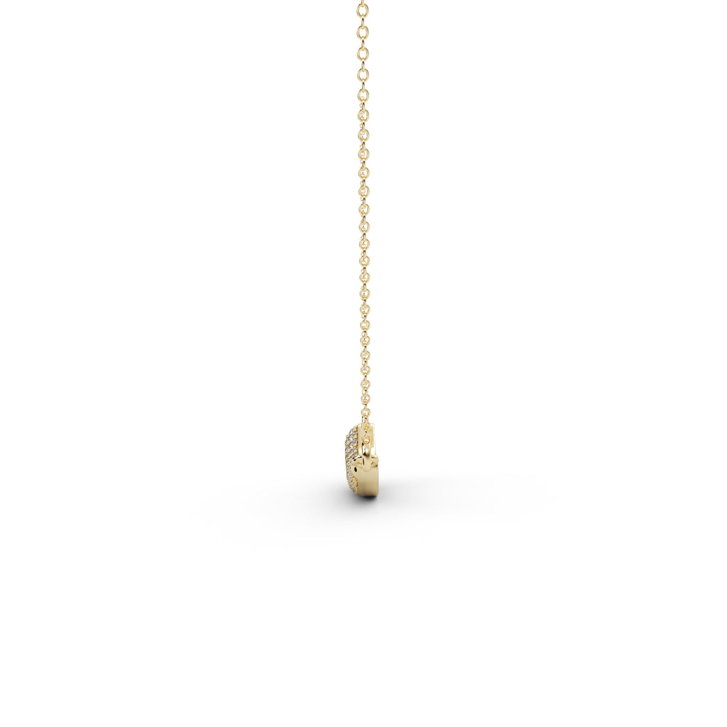 Diamond Moon Pendant WSE186 - View 2