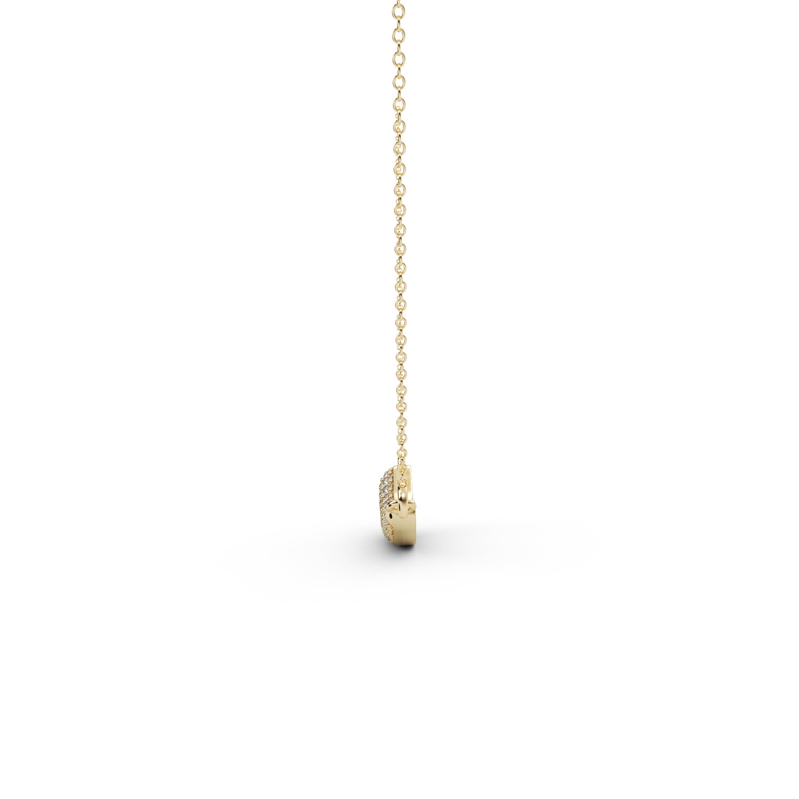Diamond Moon Pendant WSE186 - View 2