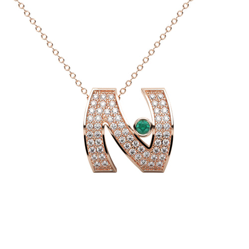 Diamond Vintage Pendant WSE203 - View 6