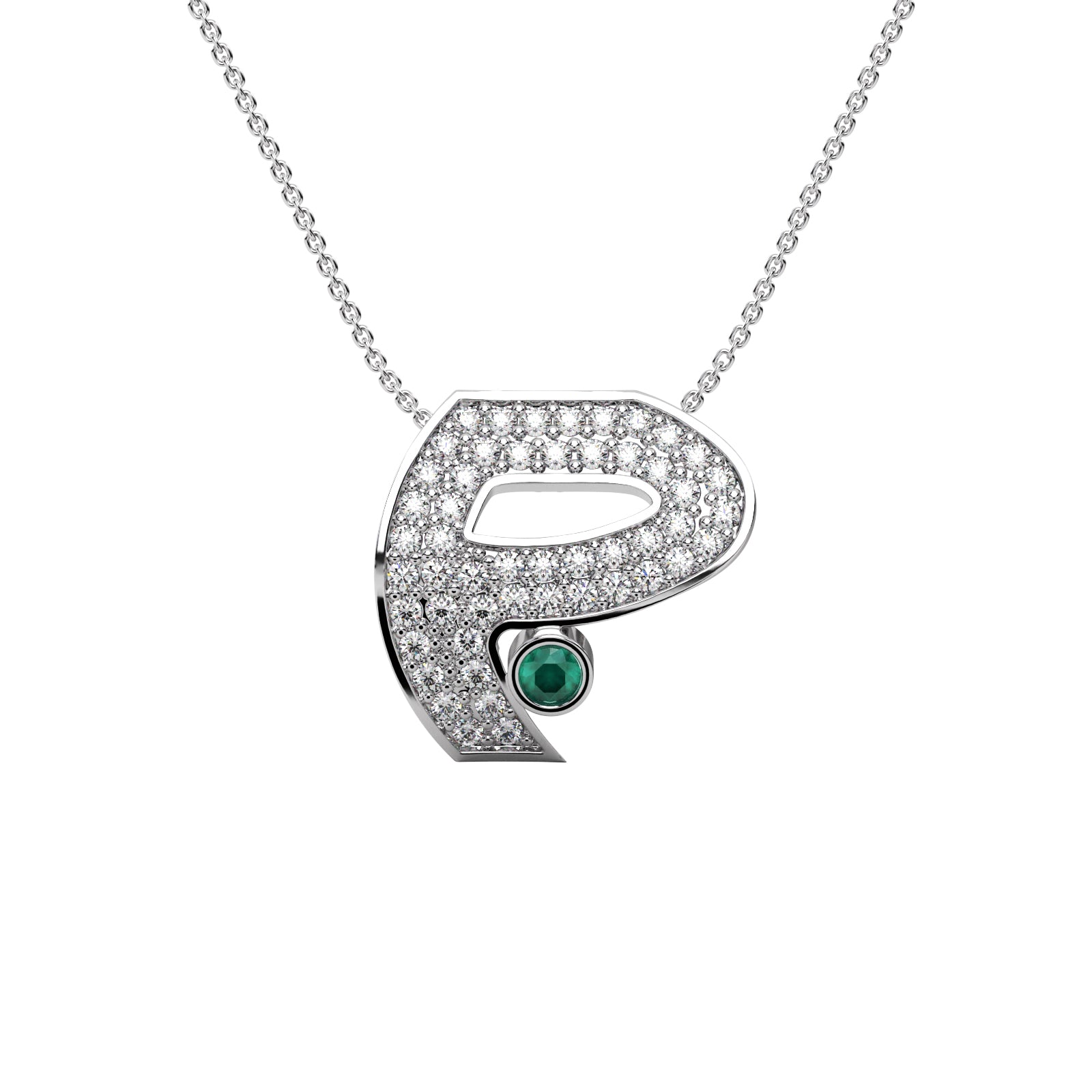Diamond Charm Pendant WSE202 - View 4