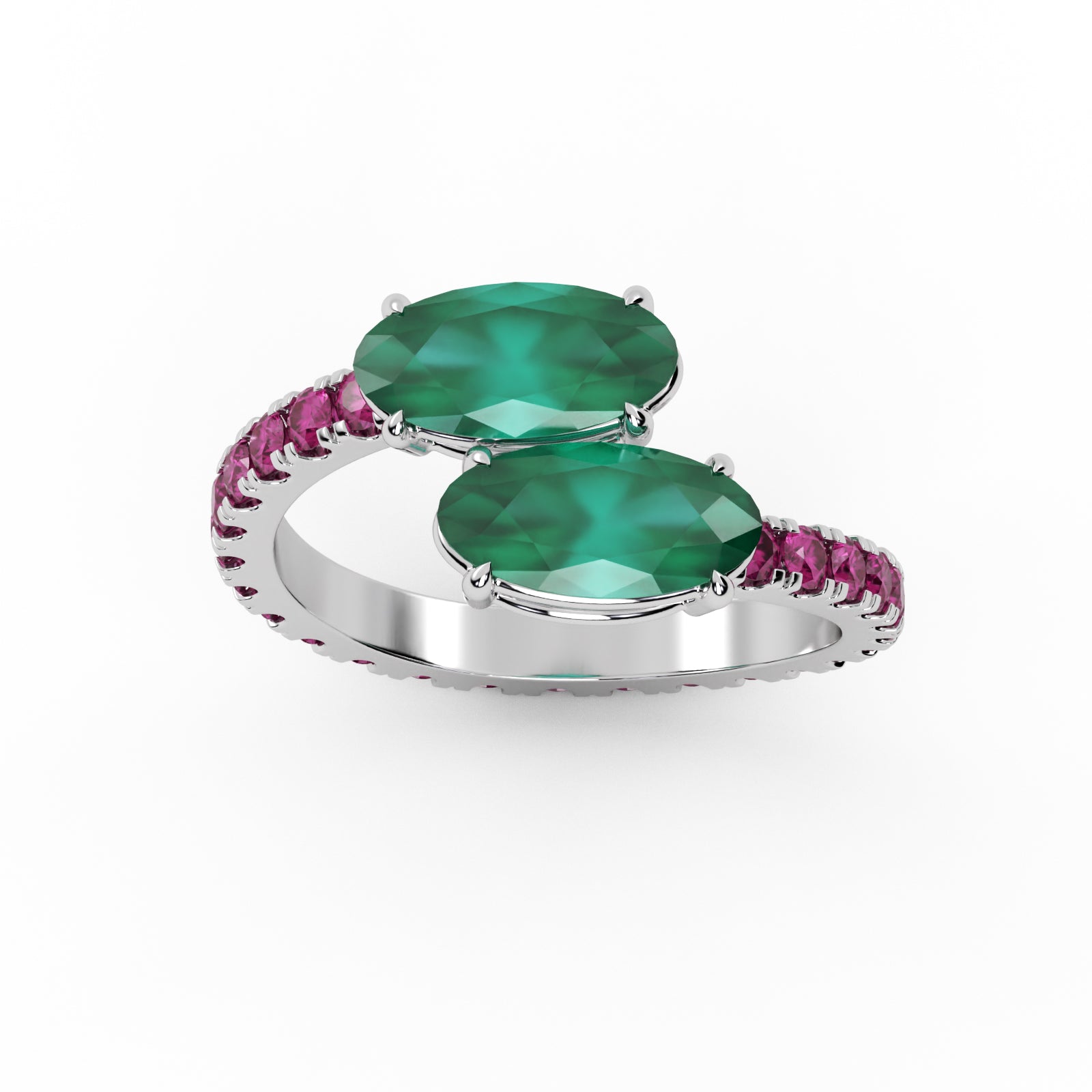 Diamond Band Ring WSE212 - View 2