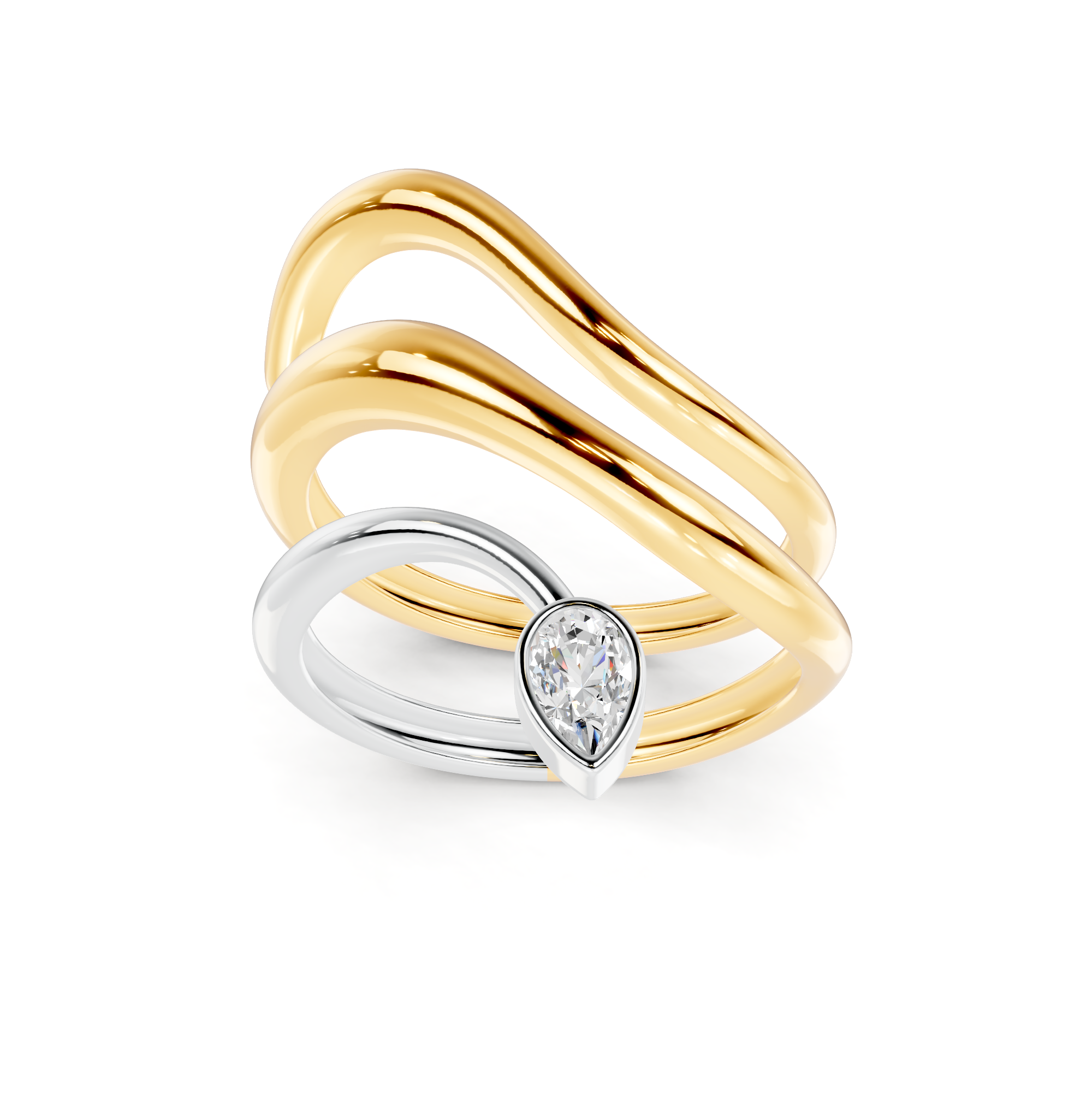 Lumina Diamond Ring – WSE65 – view 3
