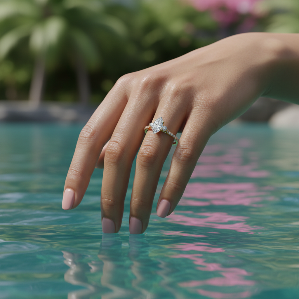 Opulence Marquise Cocktail Ring